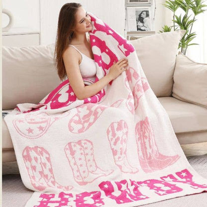 Howdy Soft Print Blanket