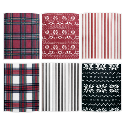 *NEW* Holiday Pattern Swedish Dishcloths, Set of 6