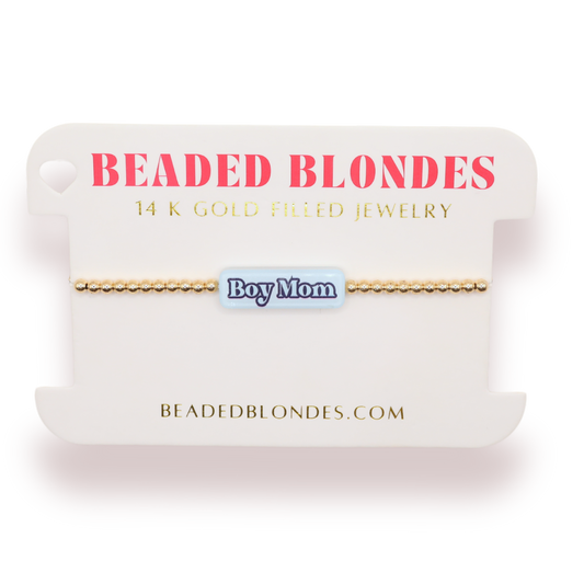 Boy Mom Bracelet: Sprinkle / Standard 6.75 inch