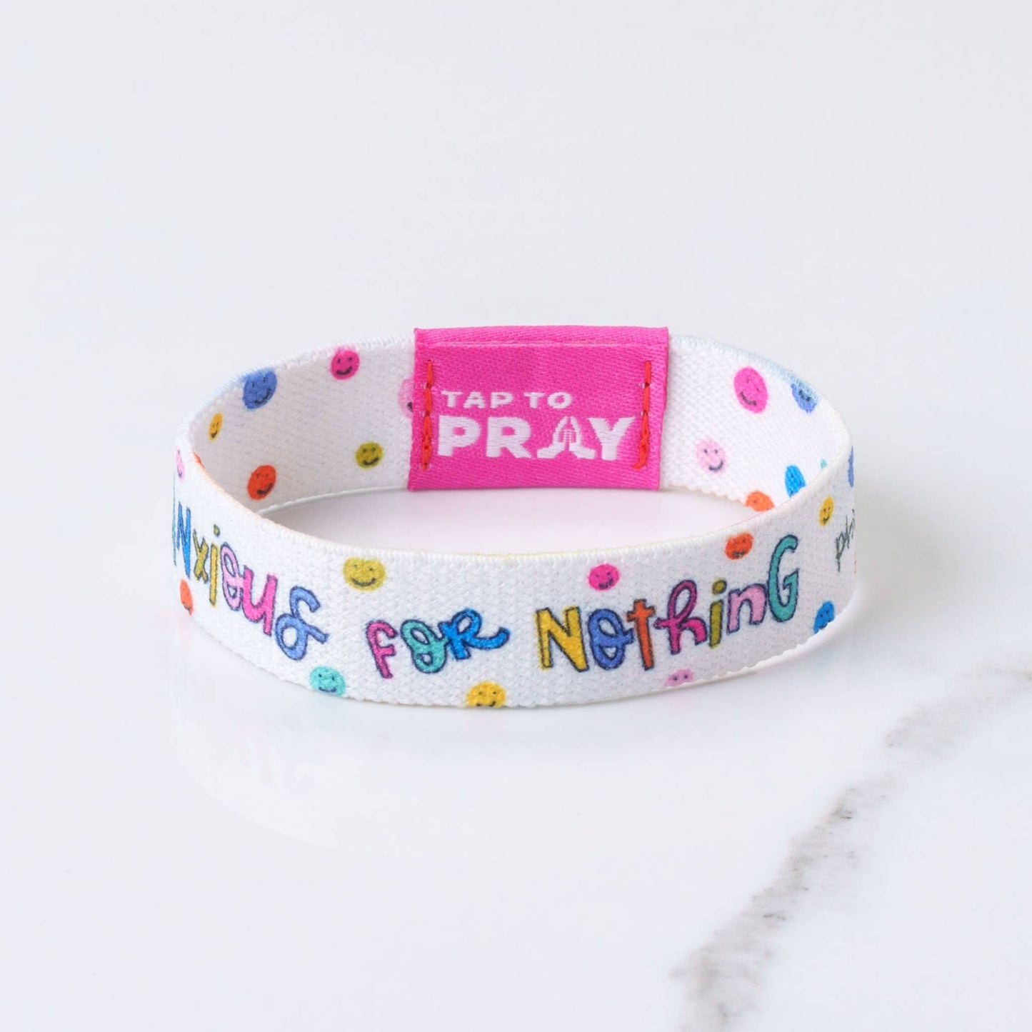 Tap To Pray™ - Kingfolk Series Wristband - Anxious for Nothing: X-Small