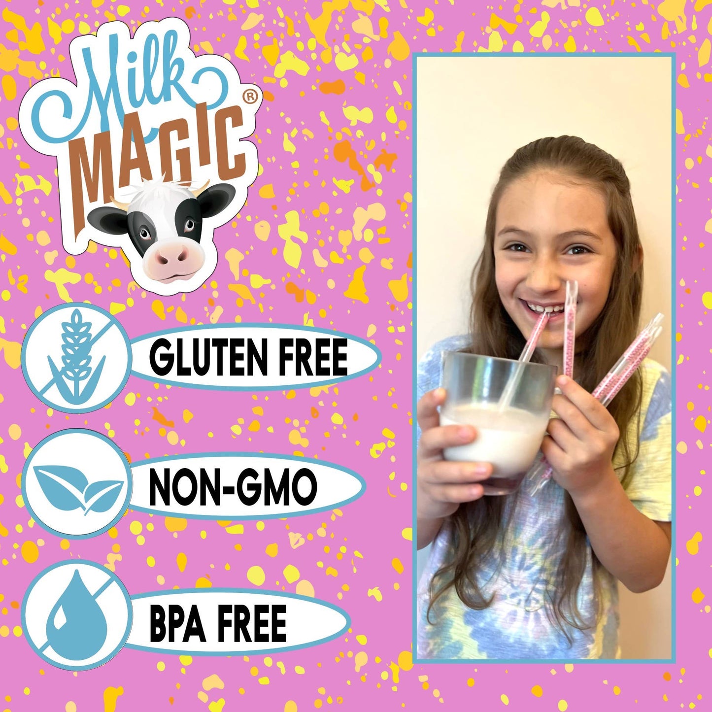 Milk Magic Chocolate Flavoring Milk Straws