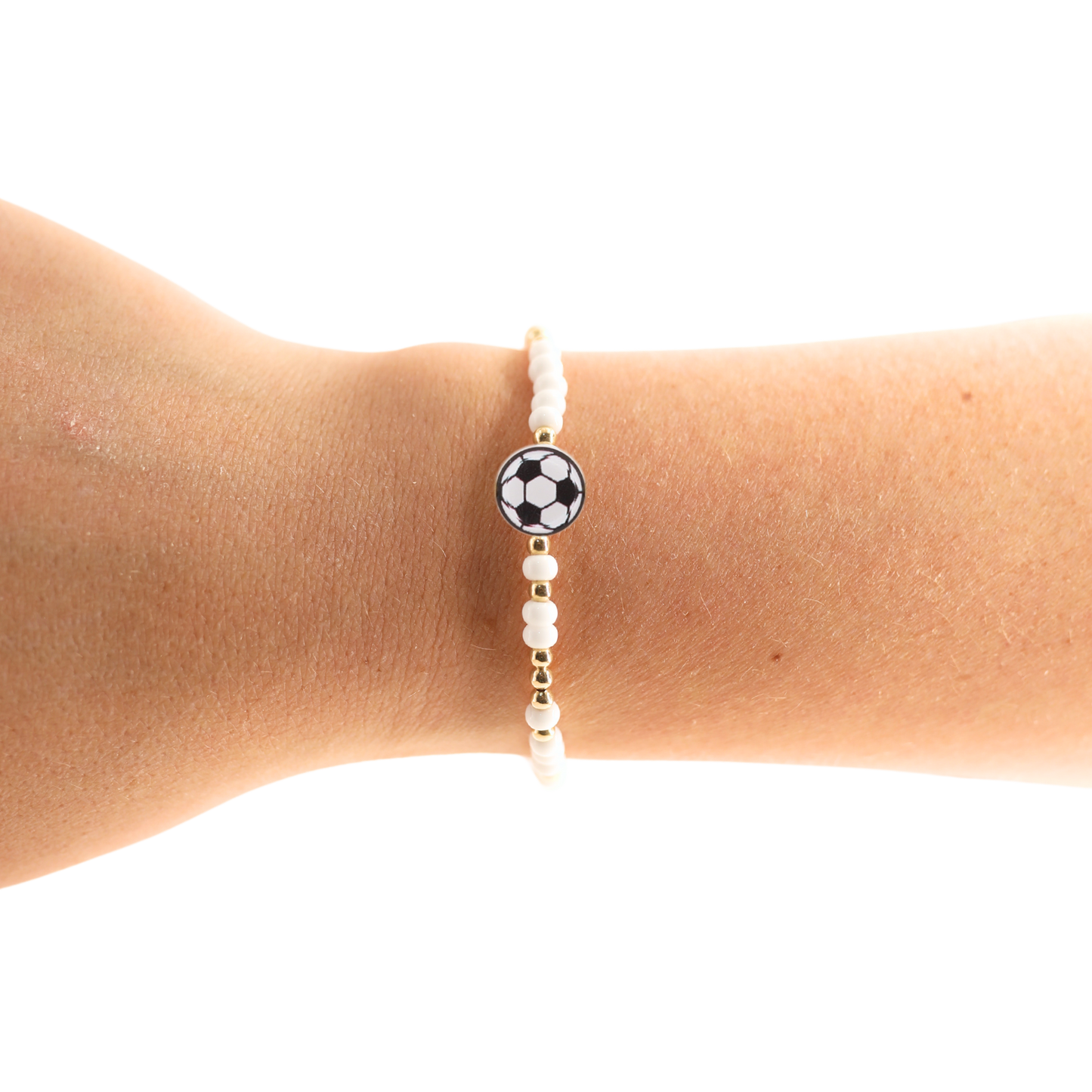 Soccer Sprinkle Bracelet (Kids Size)