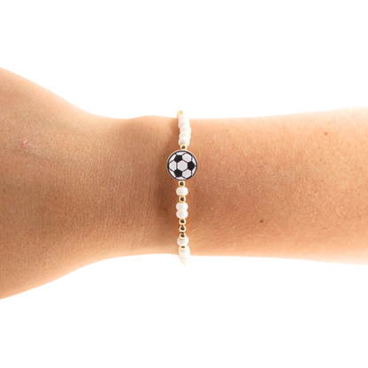 Soccer Sprinkle Bracelet (Kids Size)