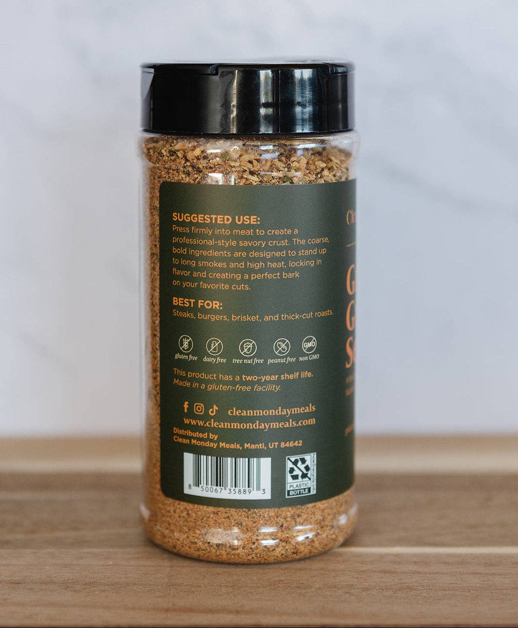 Grit & Grind BBQ Seasoning: Standard 12 oz