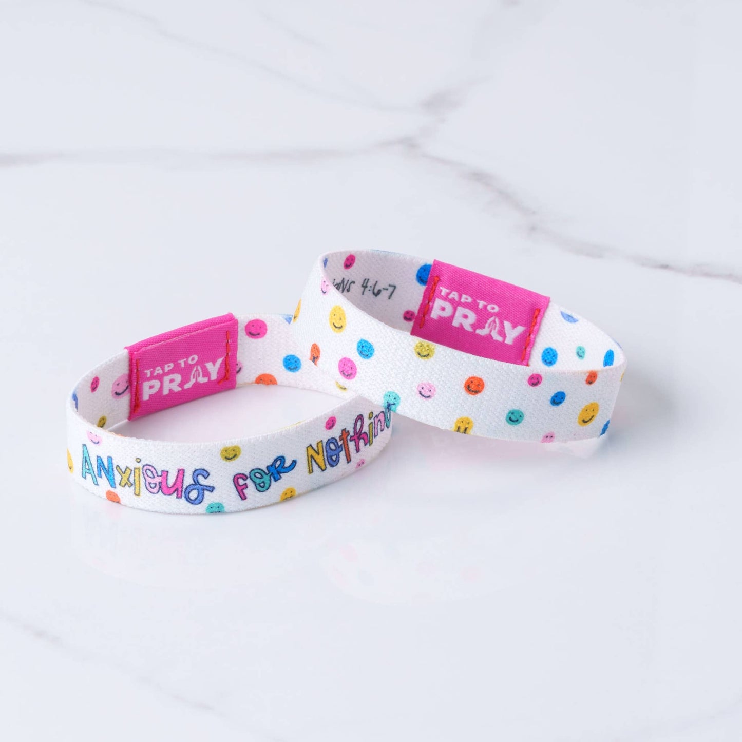 Tap To Pray™ - Kingfolk Series Wristband - Anxious for Nothing: X-Small