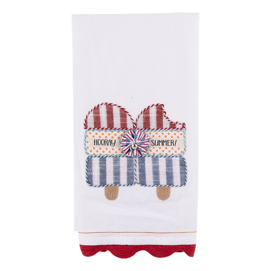 Hooray Summer Popsicles Tea Towel