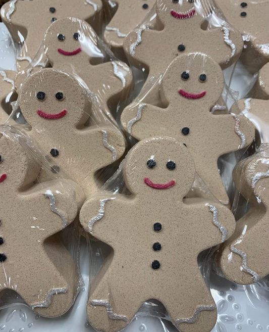 Gingerbread Person Bath Bomb