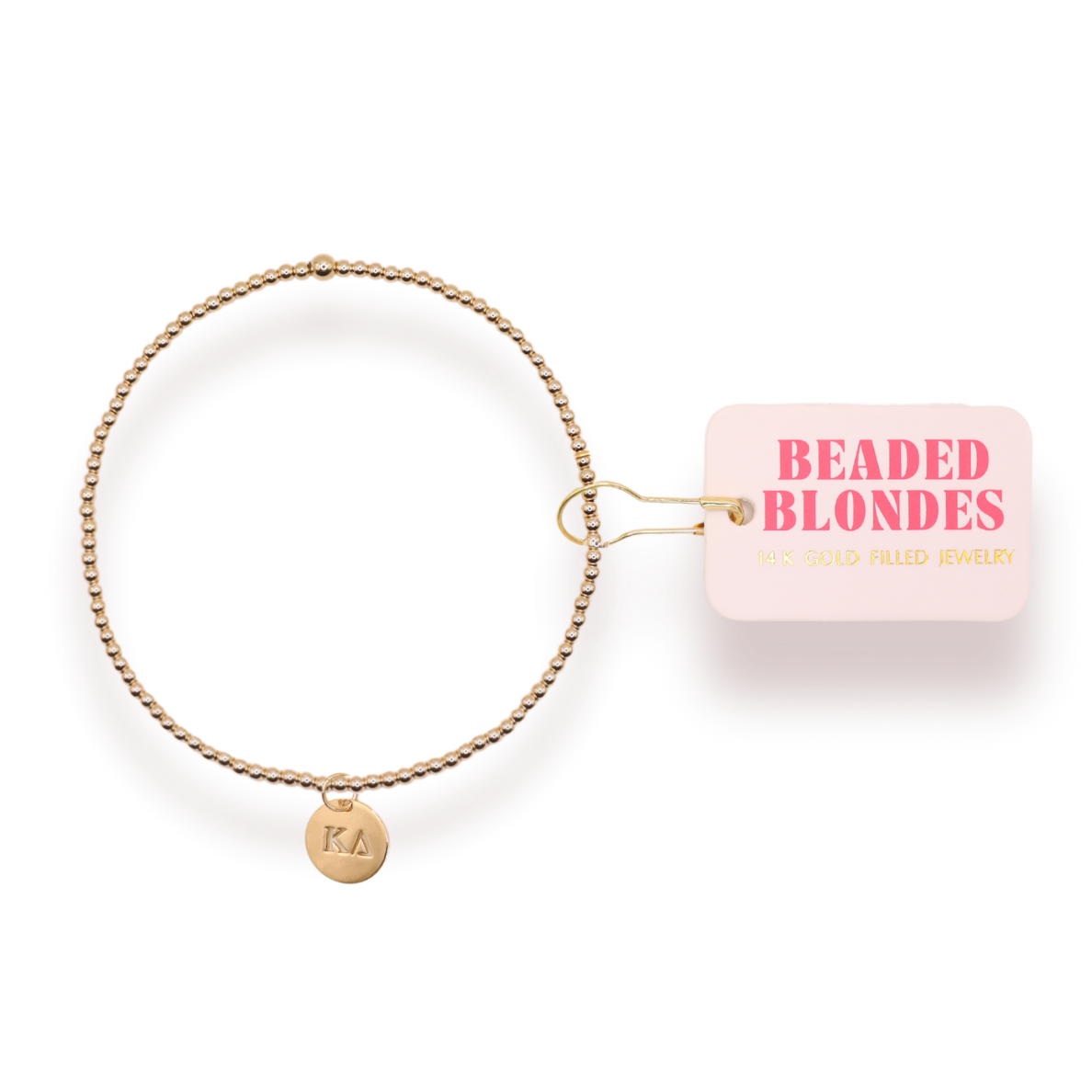 Kappa Delta Charm Bracelet: Standard 6.75 inch