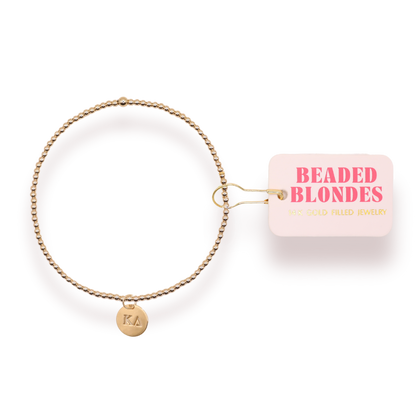 Kappa Delta Charm Bracelet: Standard 6.75 inch