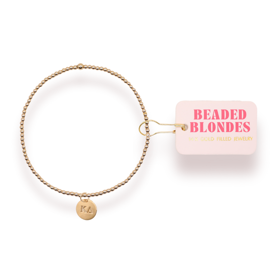 Kappa Delta Charm Bracelet: Standard 6.75 inch