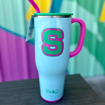 40oz Swig Initial Mega Mug Prep Rally