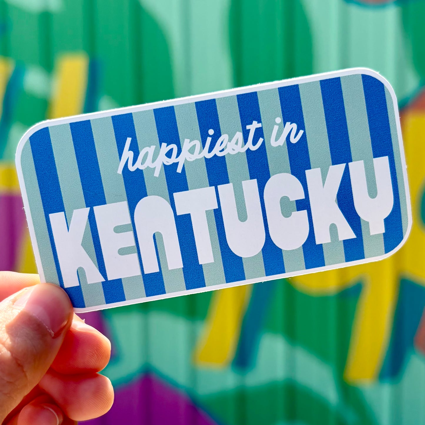 Happiest in Kentucky Sticker