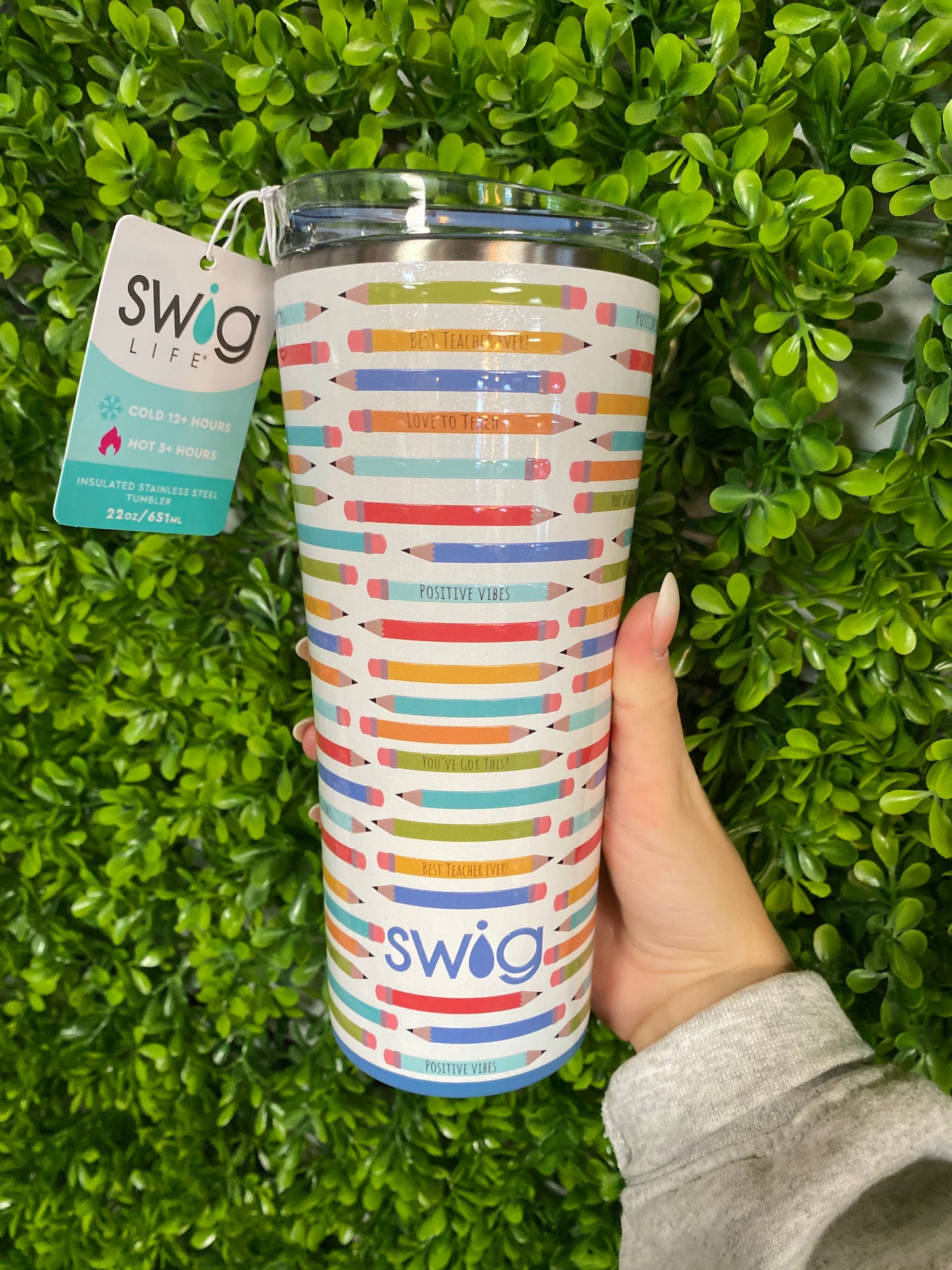 22oz Swig Teacher Life Tumbler