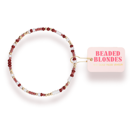 Alpha Phi Sprinkle Bracelet: Standard 6.75 inch