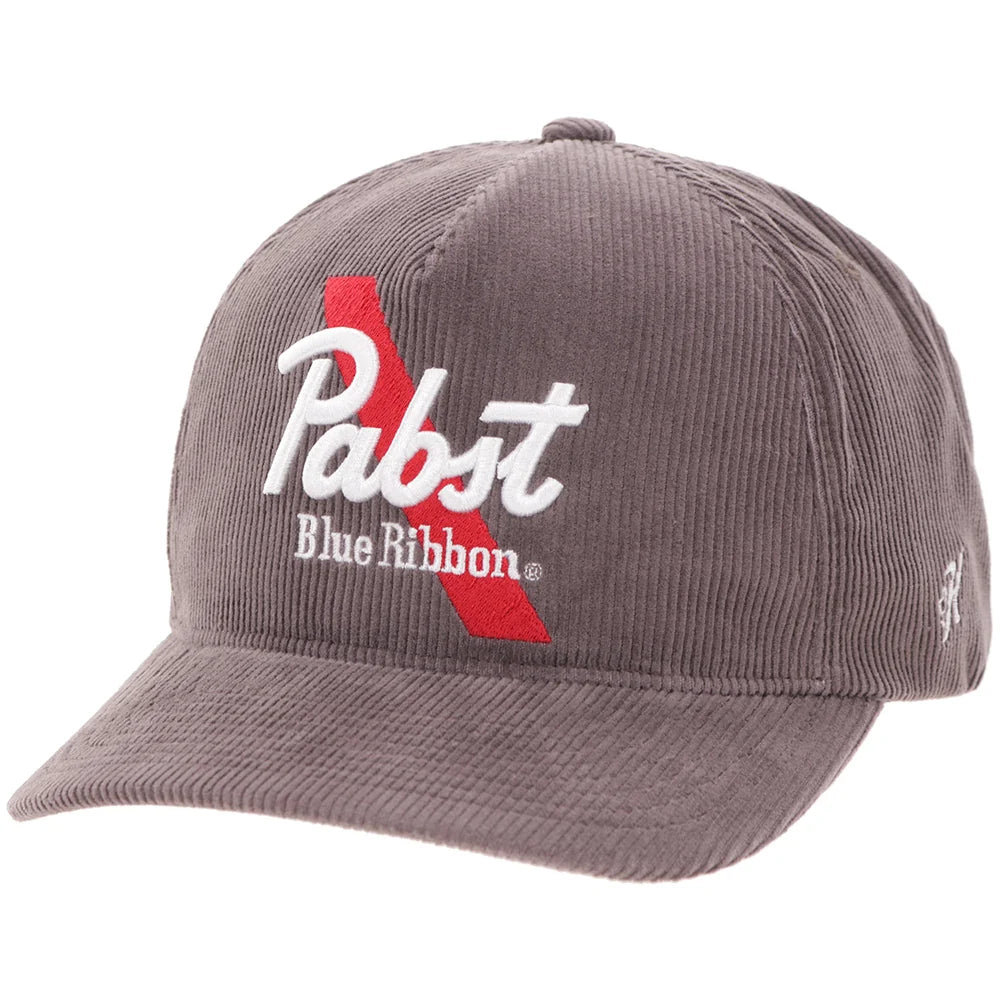 Hooey PBR Snapback Hat - Grey Corduroy