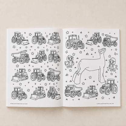 Little Stock Show Life: Going There with Sheep | Livestock Coloring Book for Kids