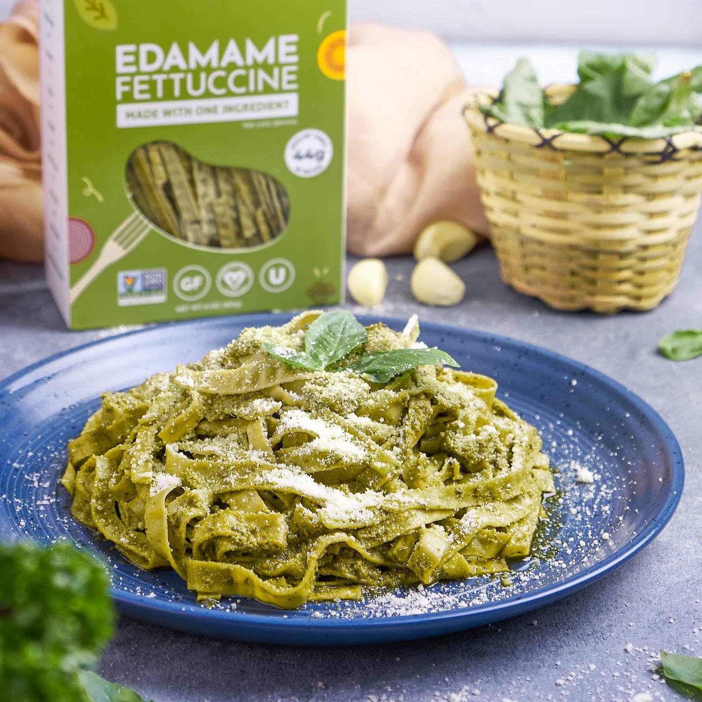 Organic Edamame Fettuccine - Gluten Free Pasta