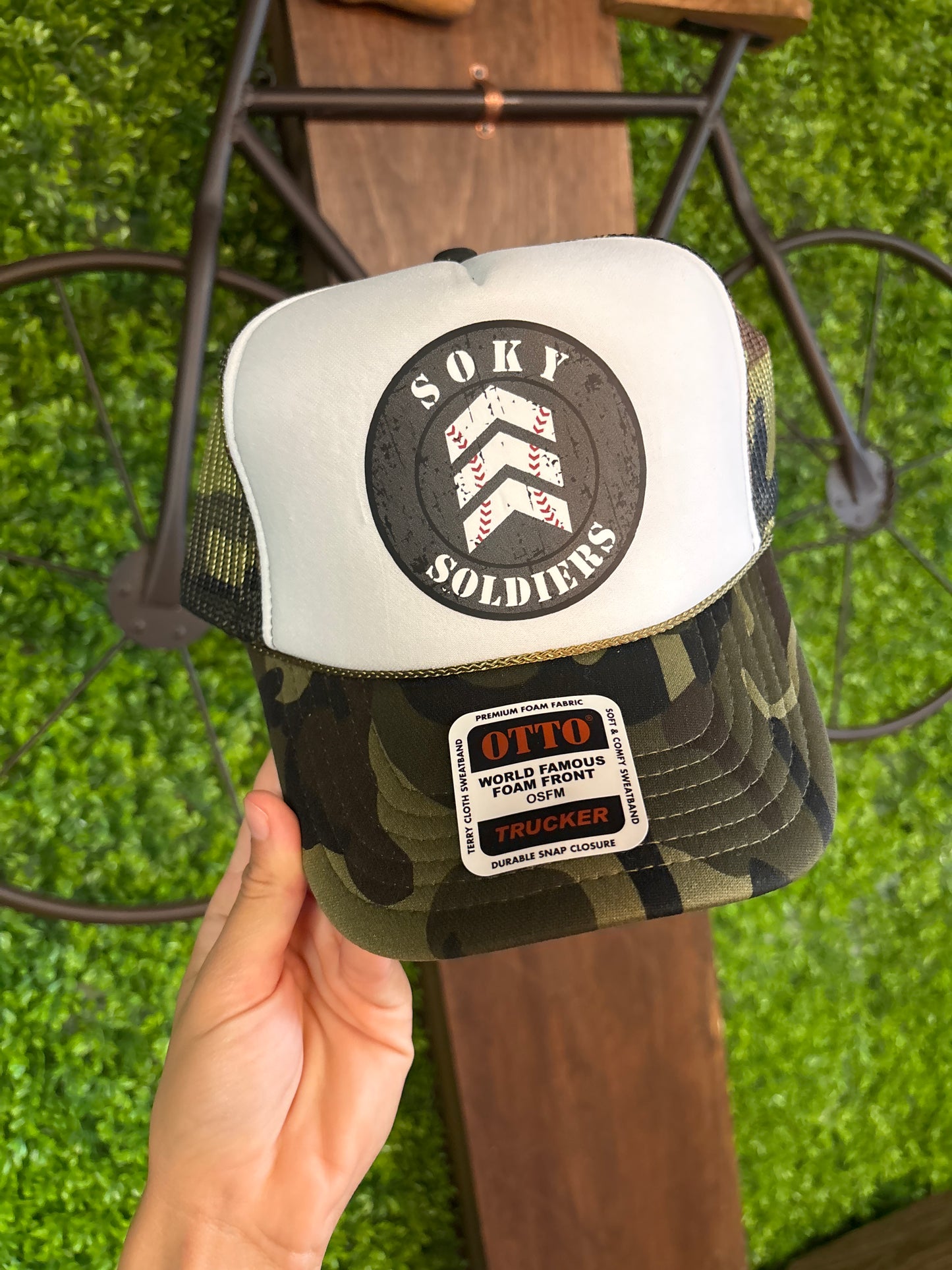 SOKY Soldiers Camo Trucker Hat