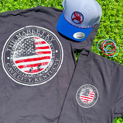 Flag TMK Comfort Colors Tee - Charcoal