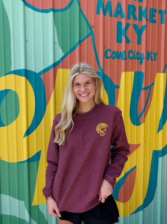 Barren Trojans Corded Embroidered Sweatshirt
