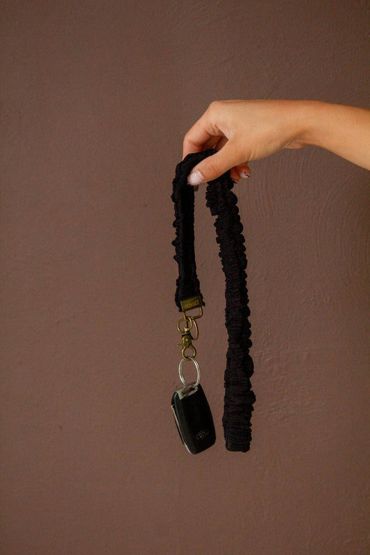 Midnight Ruffle Lanyard