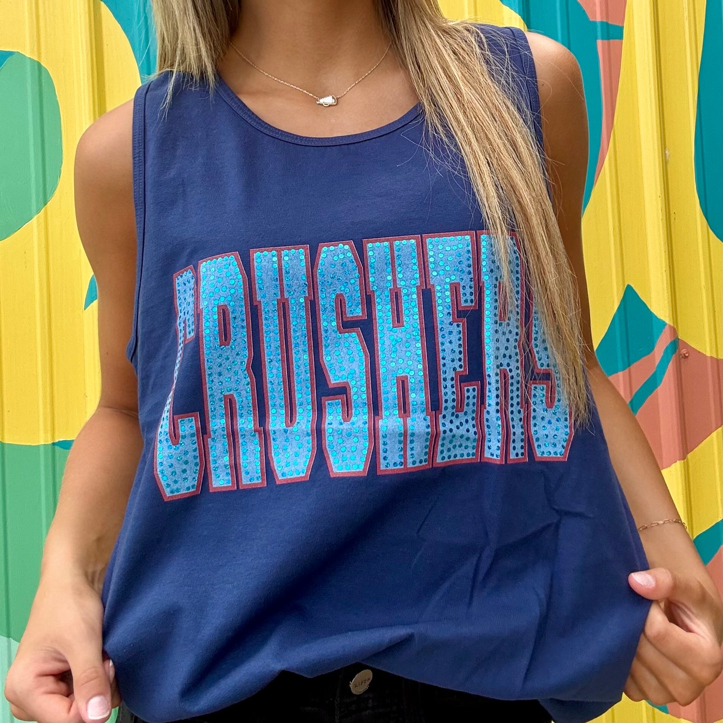 Crushers Spangled Comfort Colors Tank