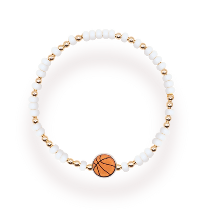 Basketball Sprinkle Bracelet (Kids Size)