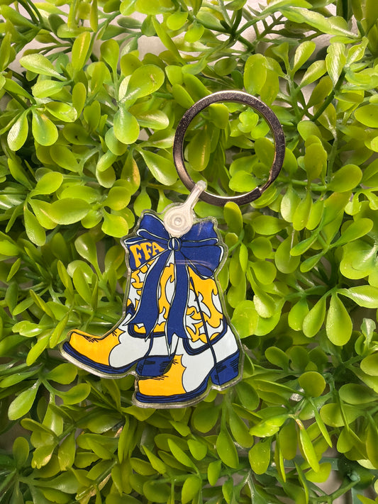 FFA Boots Acrylic Keychain