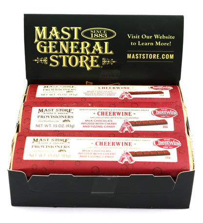 Mast General Chocolate Bar - Cheerwine, 12ct