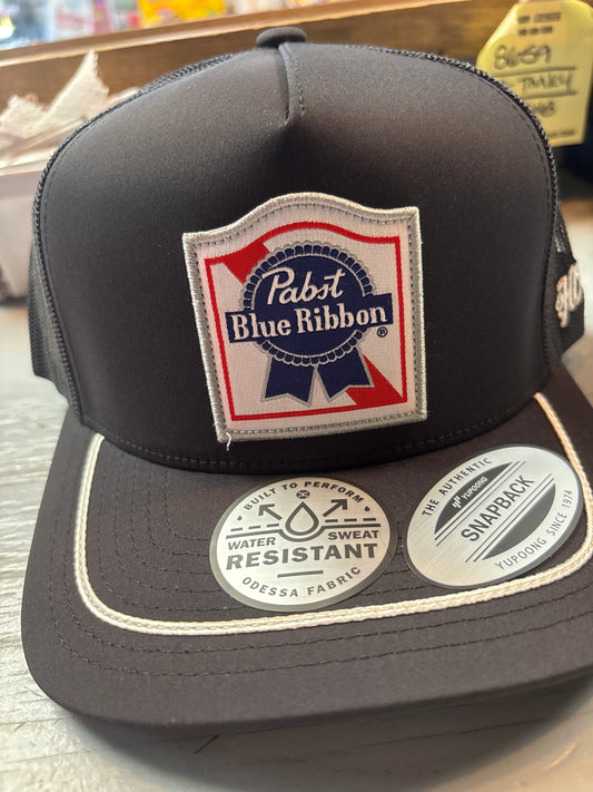 PBR Black Trucker Hat