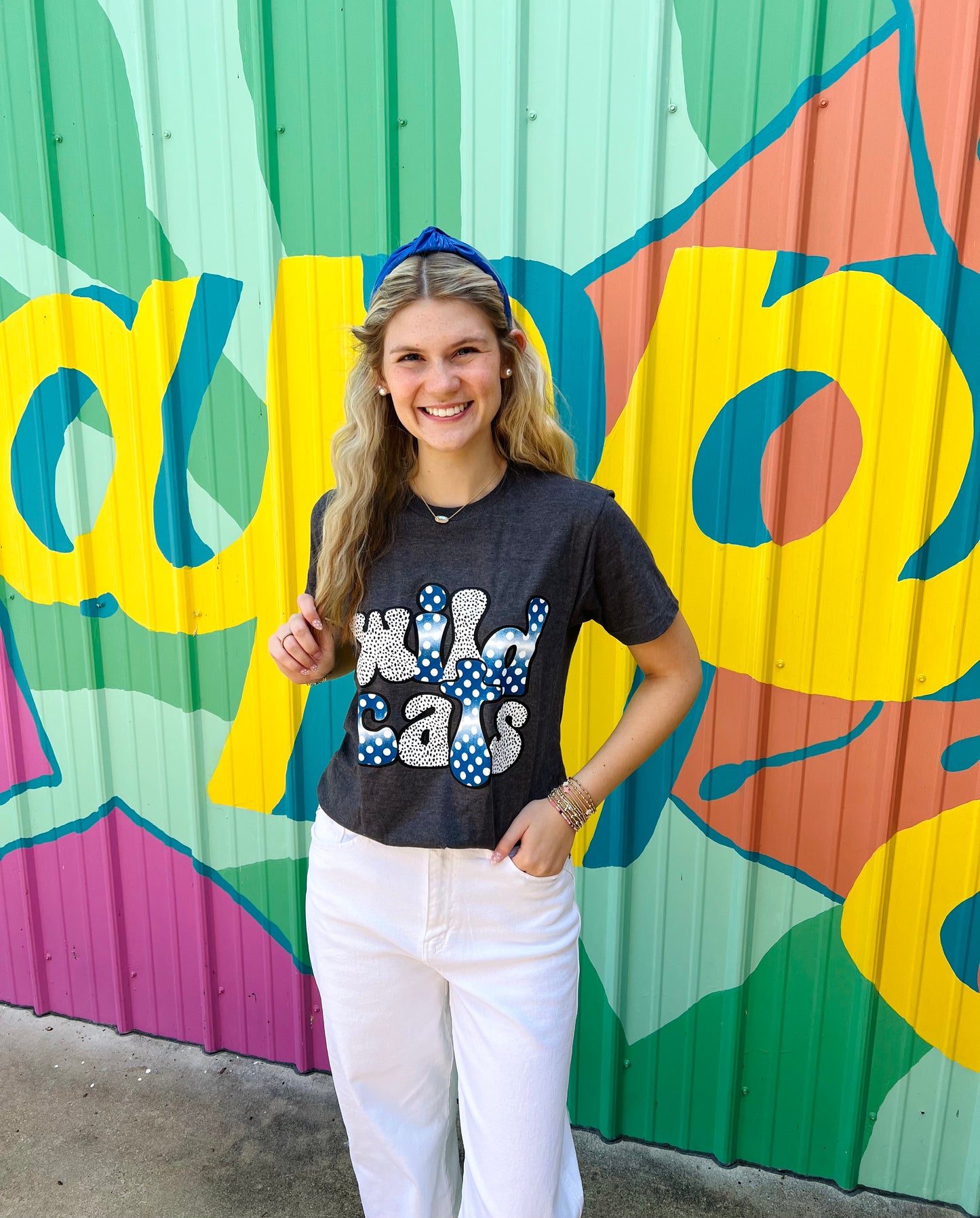 Ombre’ Dottie Wildcats Adult Tee