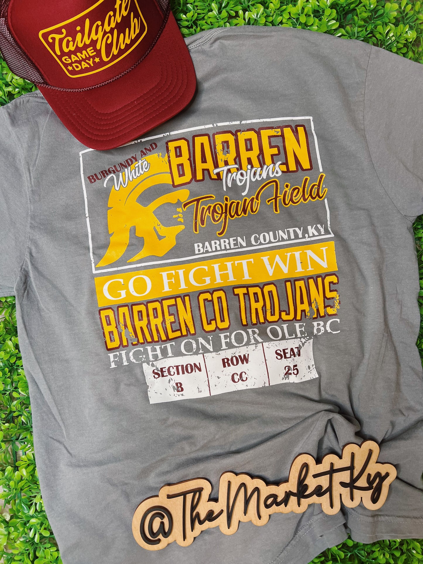 Barren Go Fight Win Comfort Colors Tee
