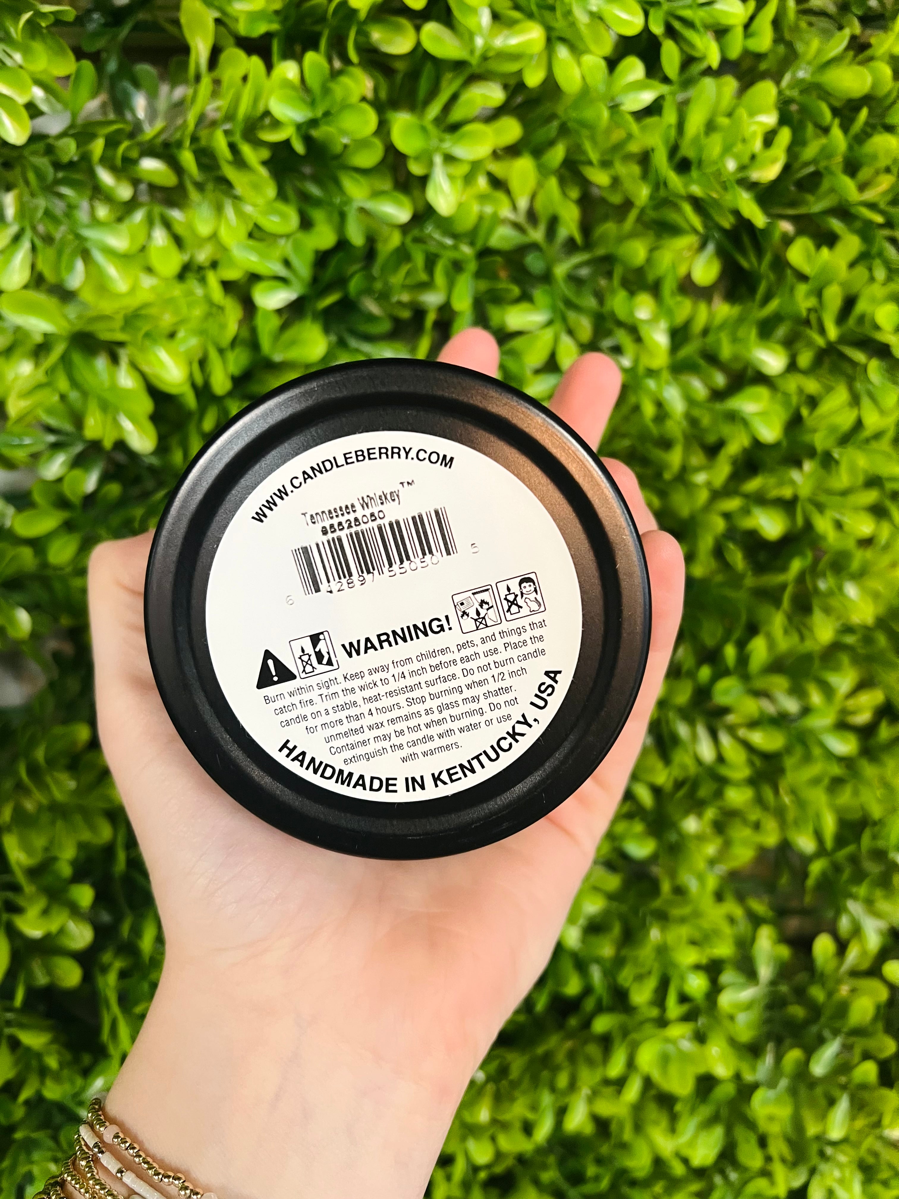 Candleberry Travel Tin - Tennessee Whiskey