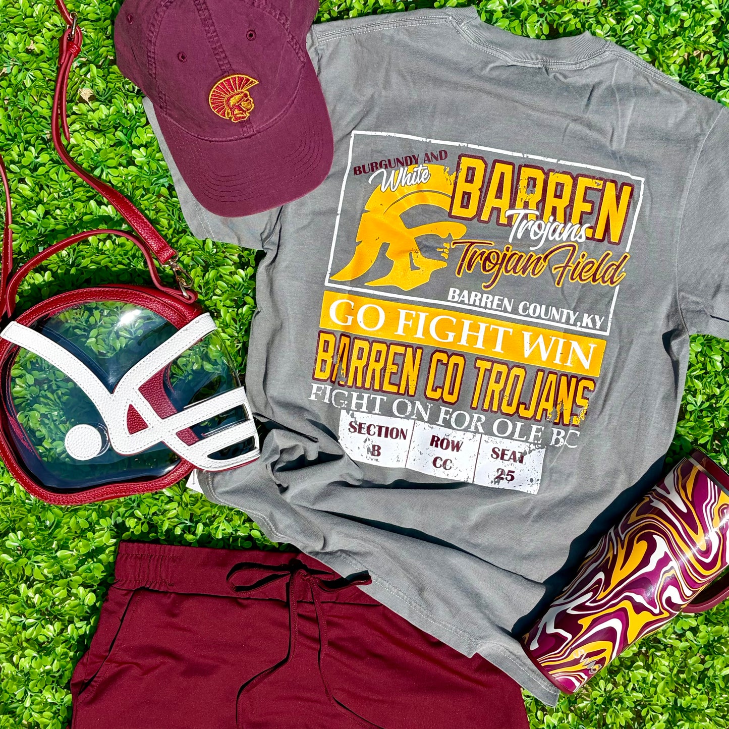 Barren Go Fight Win Comfort Colors Tee