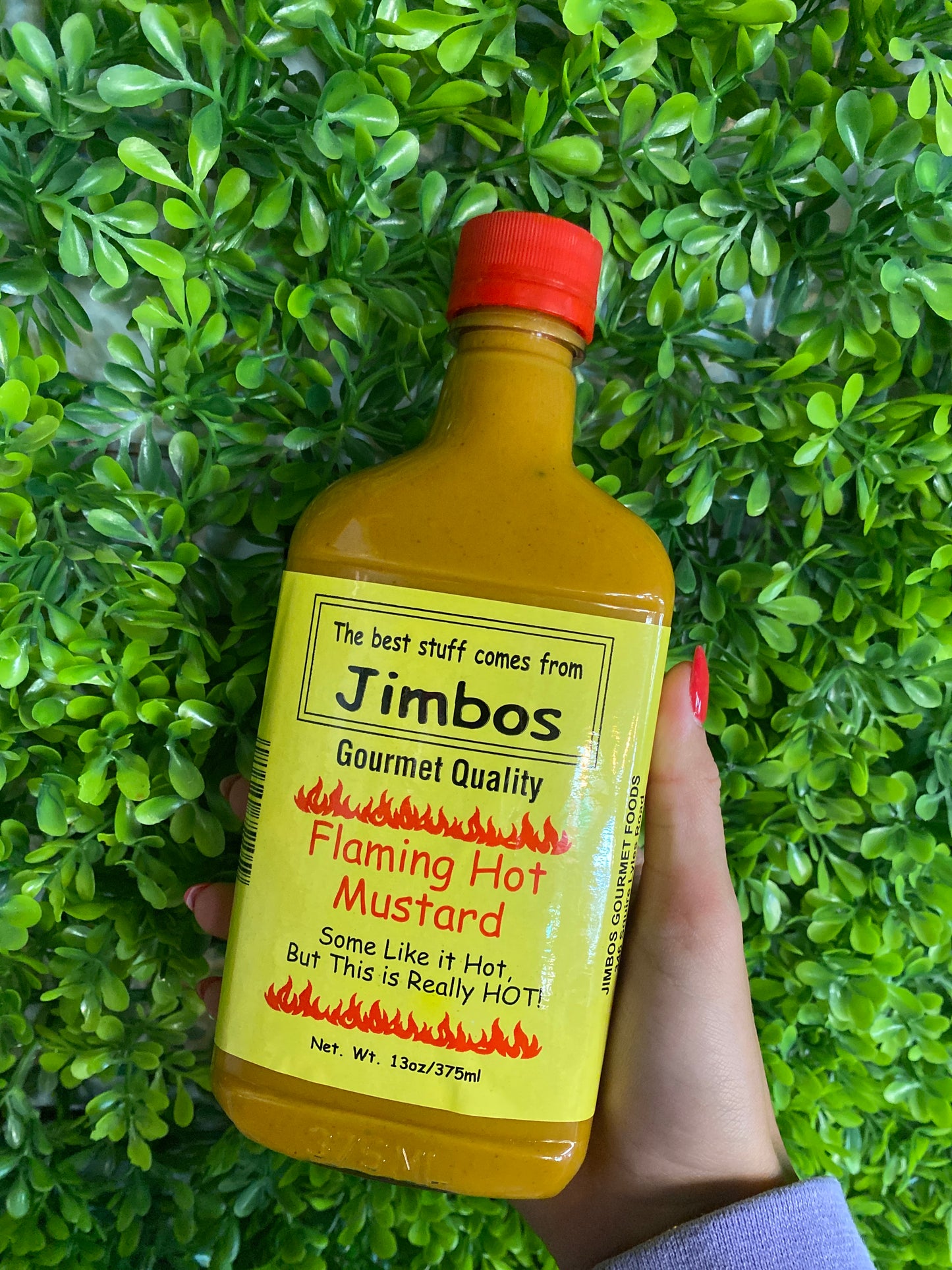 Jimbos Flaming Hot Mustard Sauce