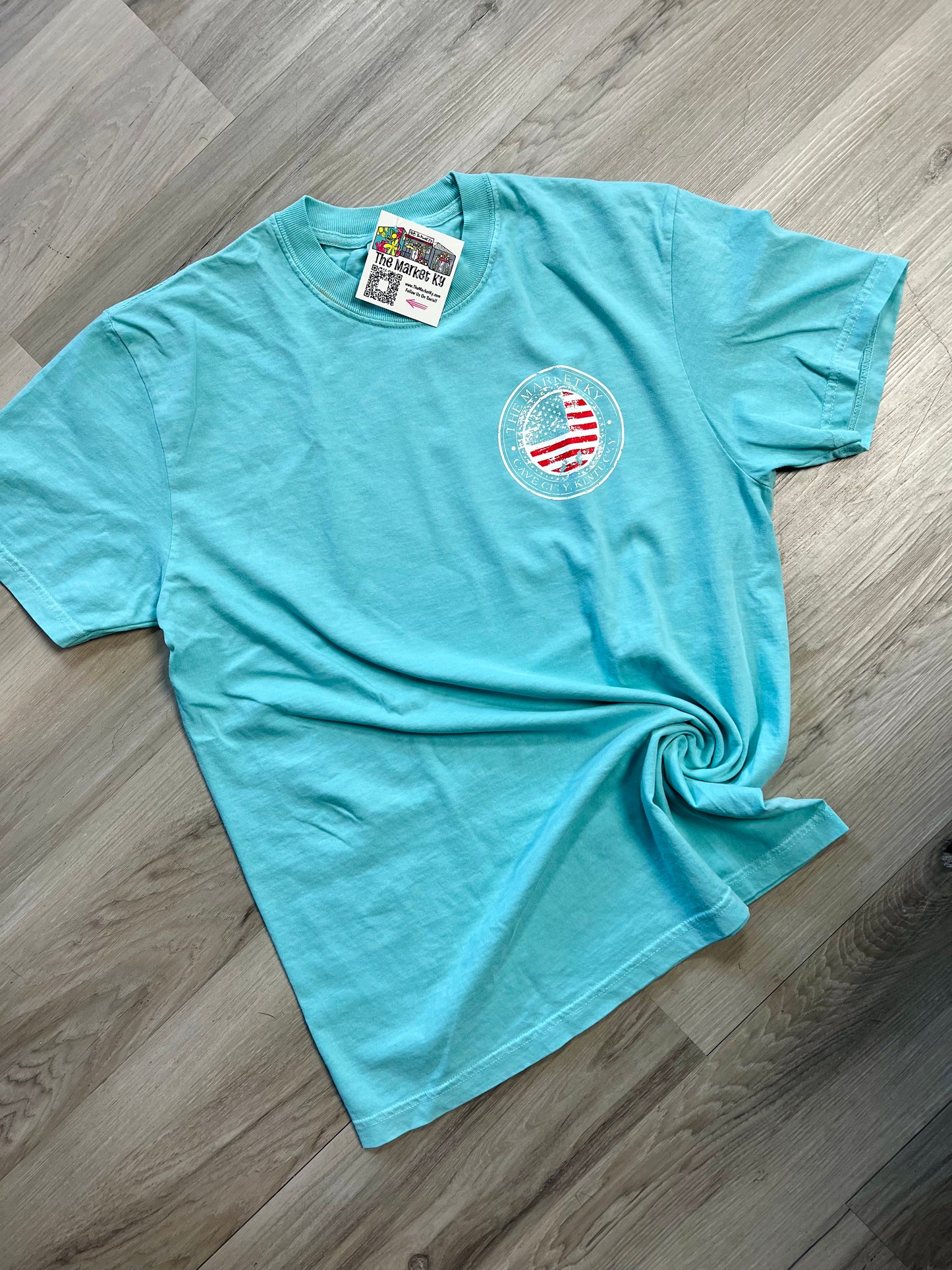 Flag TMK Comfort Colors Tee - Teal