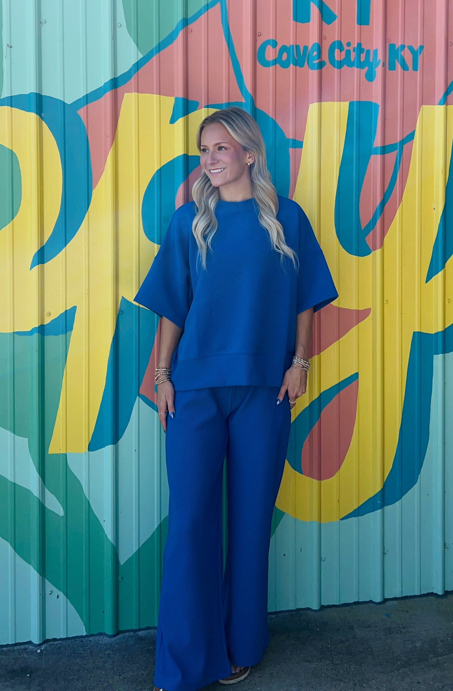 On The Go Classic Blue Matching Set