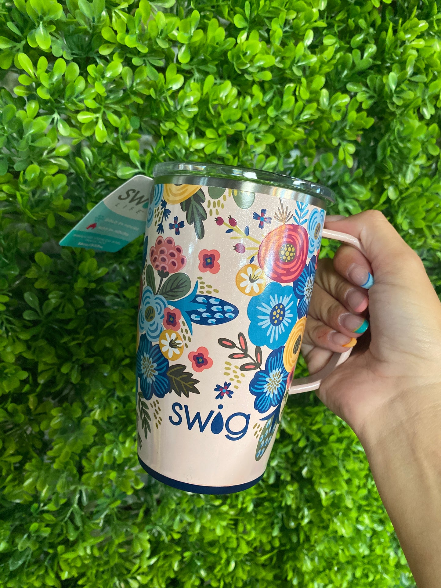 18oz Swig Mug Bella Rosa