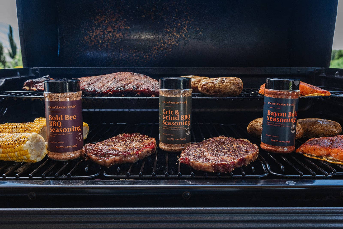 Grit & Grind BBQ Seasoning: Standard 12 oz