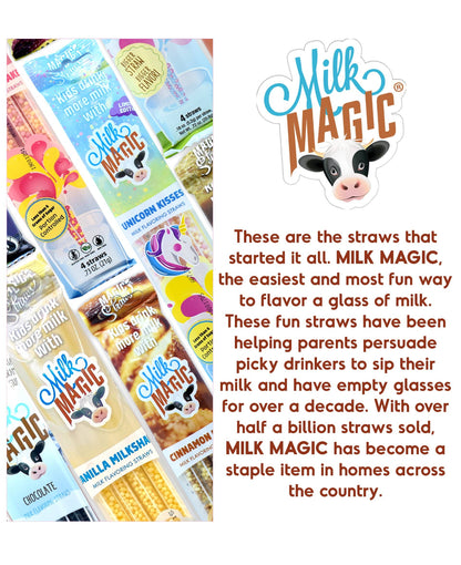 Milk Magic Strawberry Milk Flavoring Straws