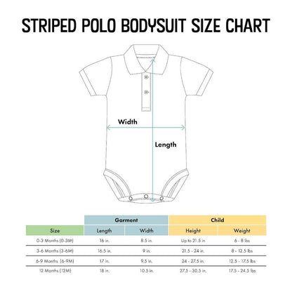 Tennessee Volunteers Striped Infant Polo Bodysuit: 0-3 Months