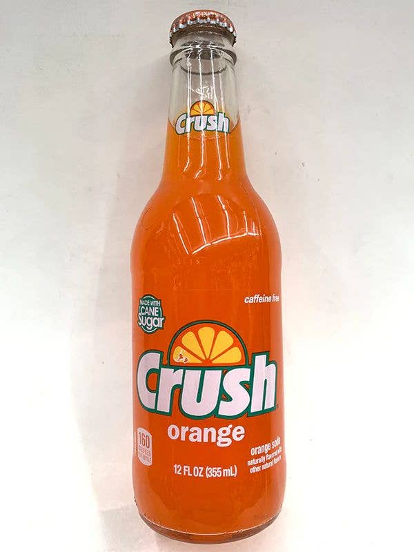 Crush Orange Soda, 12oz Glass Bottle
