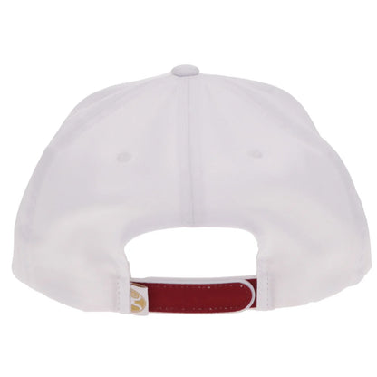 Hooey Men’s Wild Ride Hat - White with Red/Gold/Black Embroidery