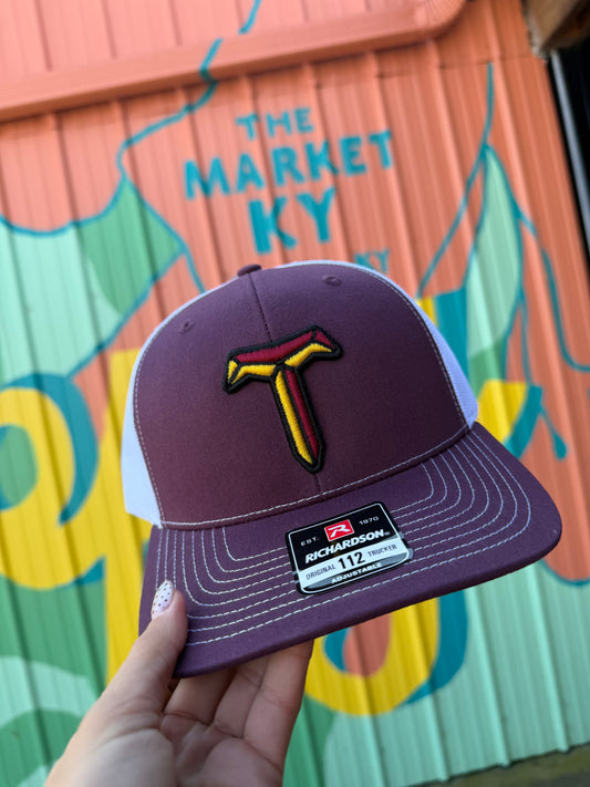 Burgundy Trojan Burgundy  Hat