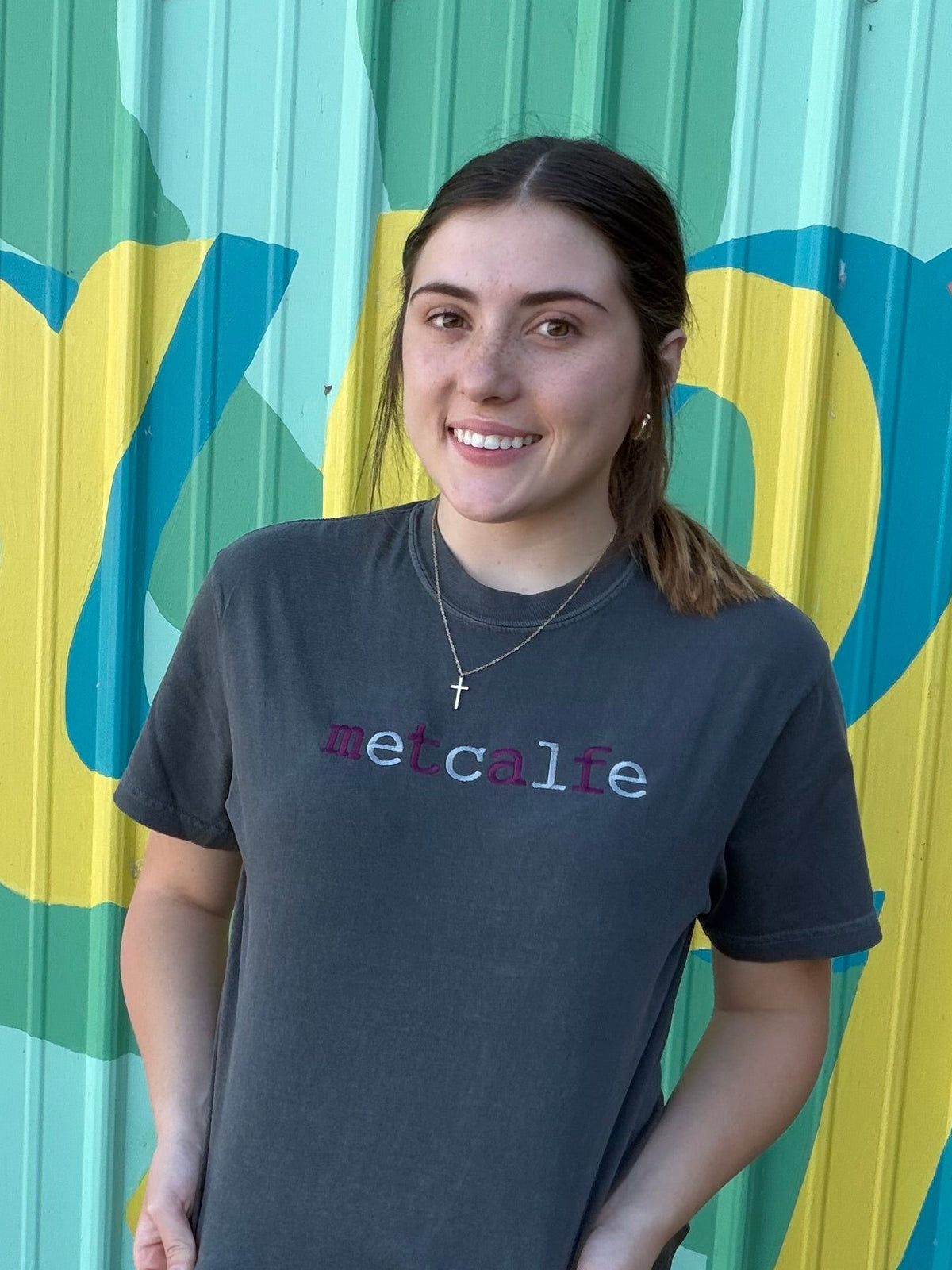 Metcalfe Embroidered Comfort Colors Tee
