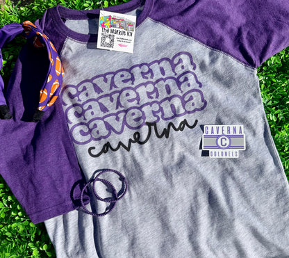 Caverna Colonels Youth Raglan