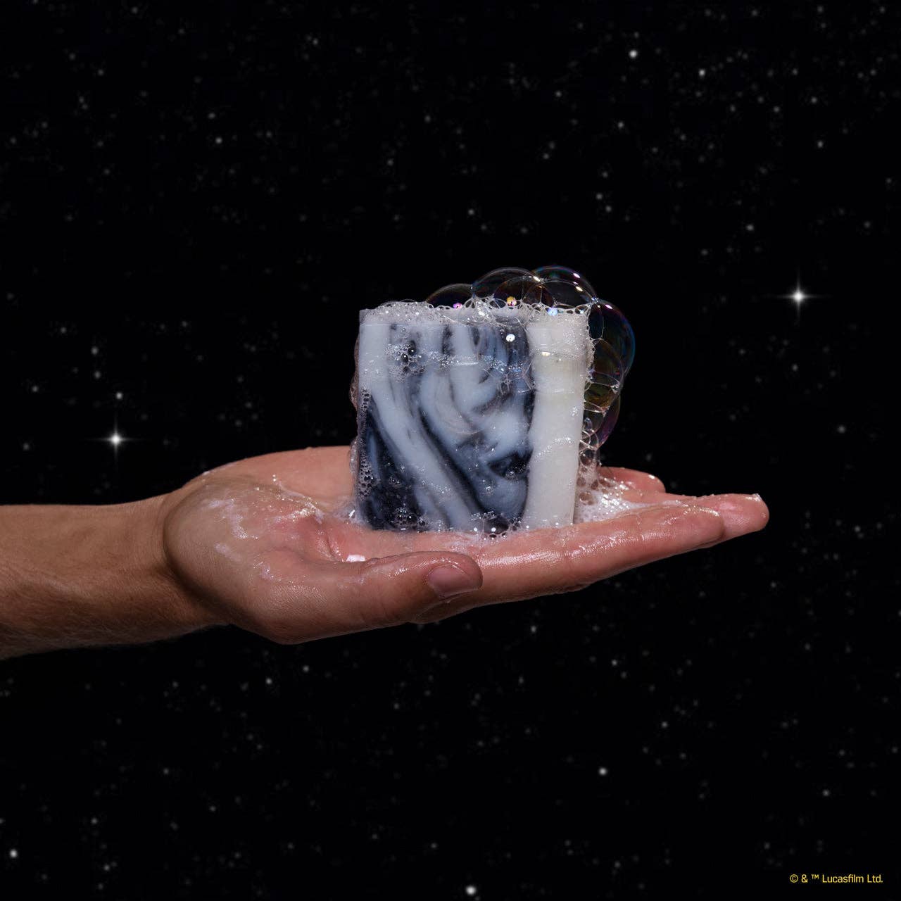 Star Wars™ & Kitsch Shea Butter Moisturizing Solid Body Wash - Stormtrooper Swirl