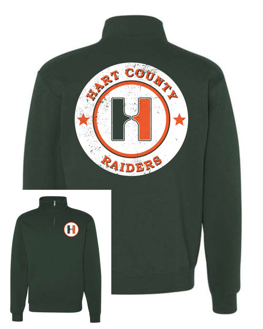 Hart County Raiders 1/4-Zip School Spirit Pull Over