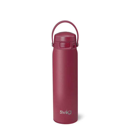 Swig Maroon Leakproof EZ Fill Bottle 22oz