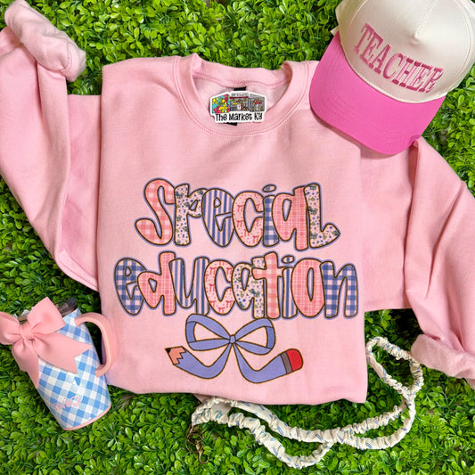 Special Education Tee or Sweatshirt- Pink